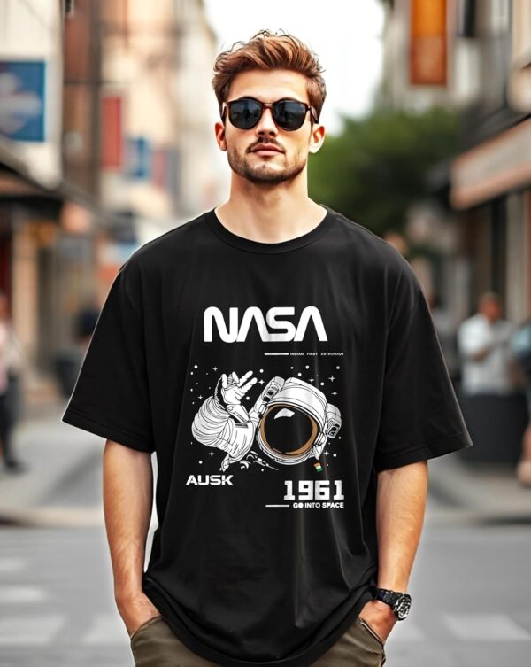 AUSK Mens Oversized Half Sleeve Printed T-Shirt for Men